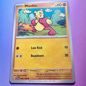 mienfoo - 096/182 (common) — pokemon: paradox rift